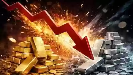 Gold–Silver Price Crash: बजट के बाद लगातार तीसरे दिन भारी गिरावट, चांदी ₹23 हजार और सोना ₹7 हजार टूटा