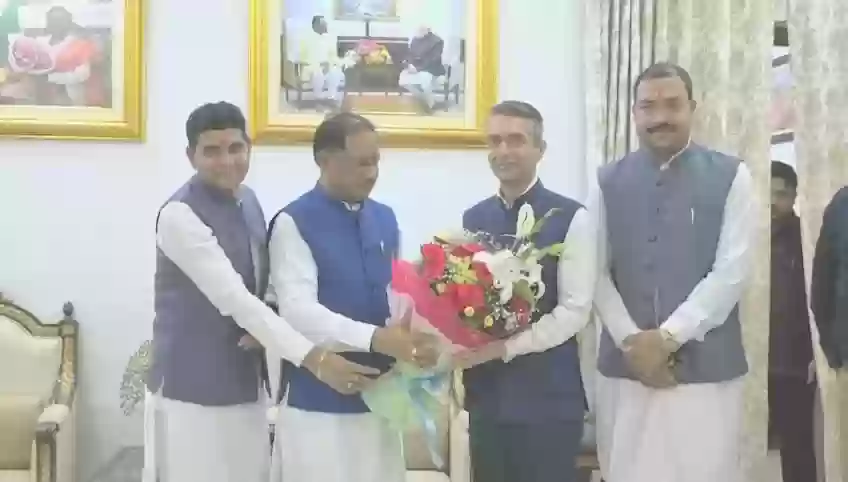 छत्तीसगढ़ में खेल प्रतिभाओं को मिलेगा नया आयाम, मुख्यमंत्री विष्णुदेव साय से ओलंपिक विजेता अभिनव बिंद्रा की मुलाकात