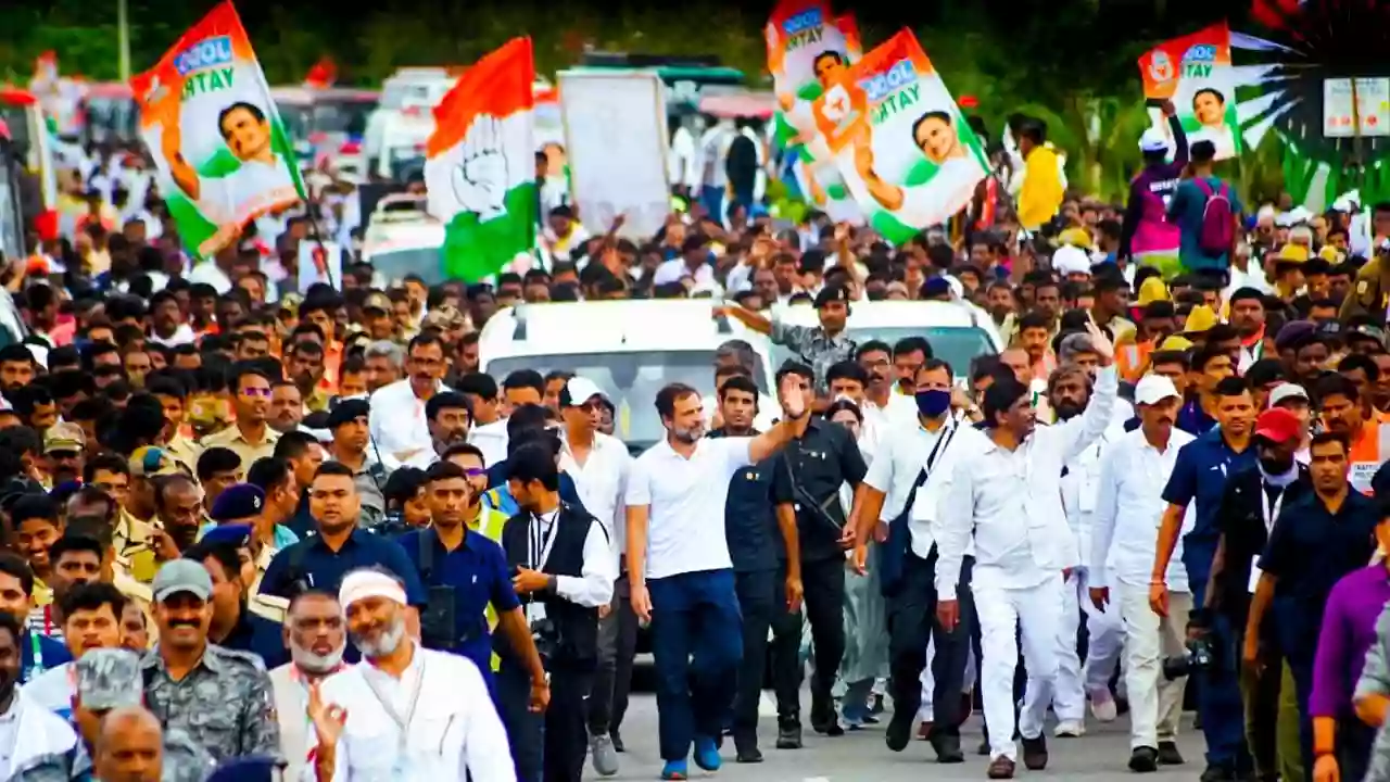 राहुल गांधी की भारत जोड़ो यात्रा ने हैदराबाद में किया प्रवेश
