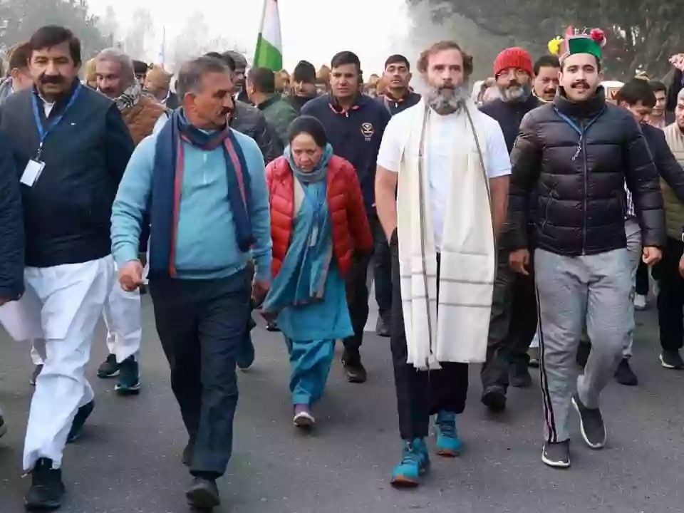 पंजाब के बाद भारत जोड़ो यात्रा ने हिमाचल में किया प्रवेश
