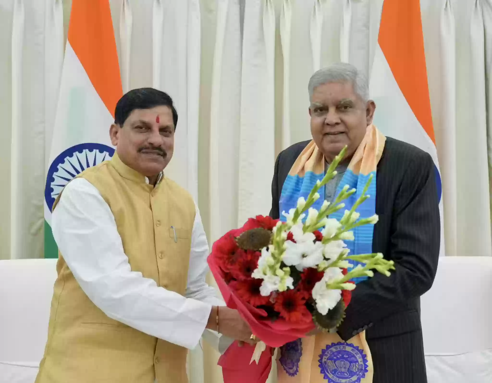 मुख्यमंत्री बनने के बाद डॉ. मोहन यादव ने आज उपराष्ट्रपति से की पहली मुलाक़ात