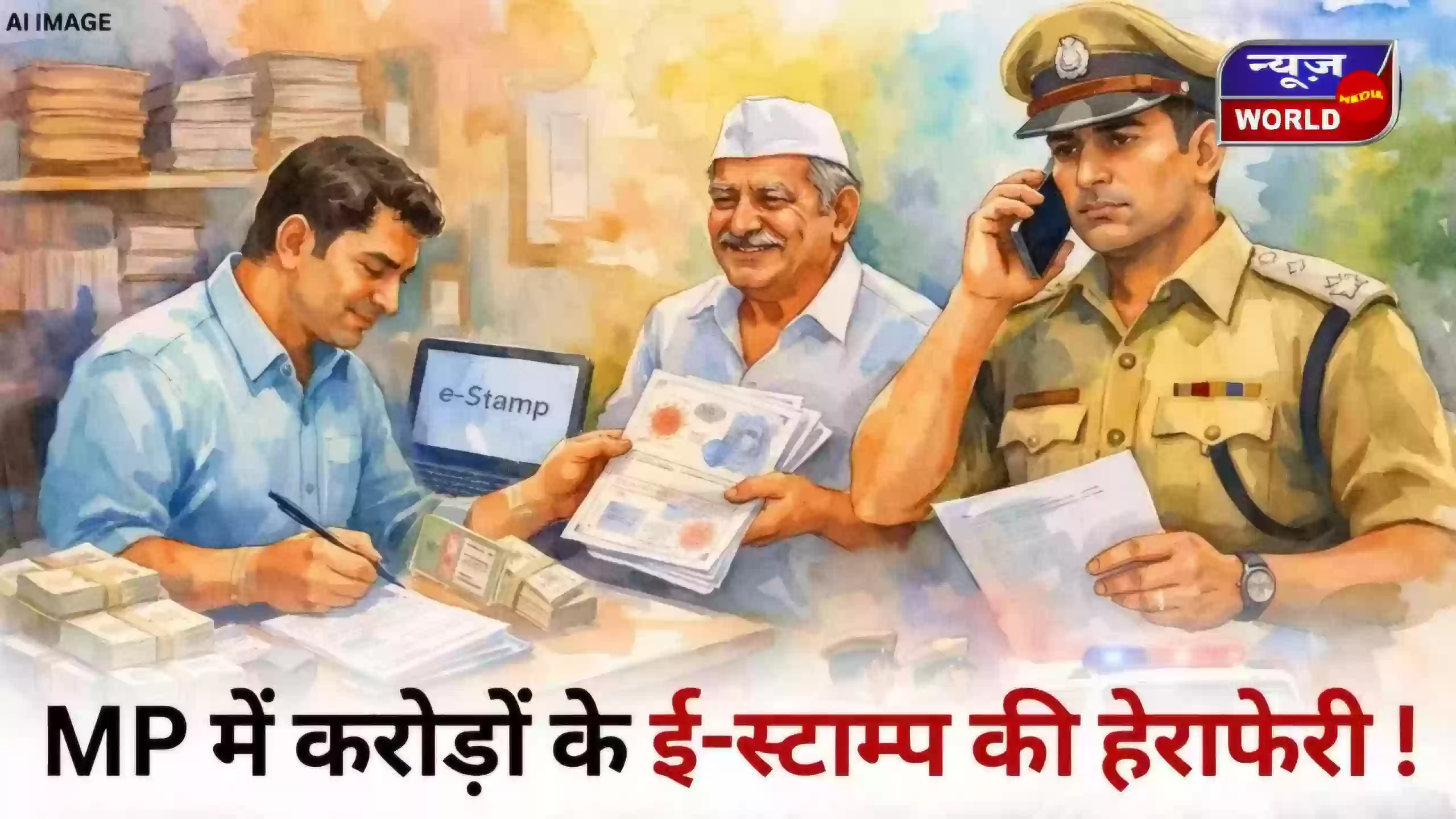Guna Stamp Scam: जिला कोषालय में 2.70 करोड़ का घोटाला, खजांची पर FIR दर्ज
