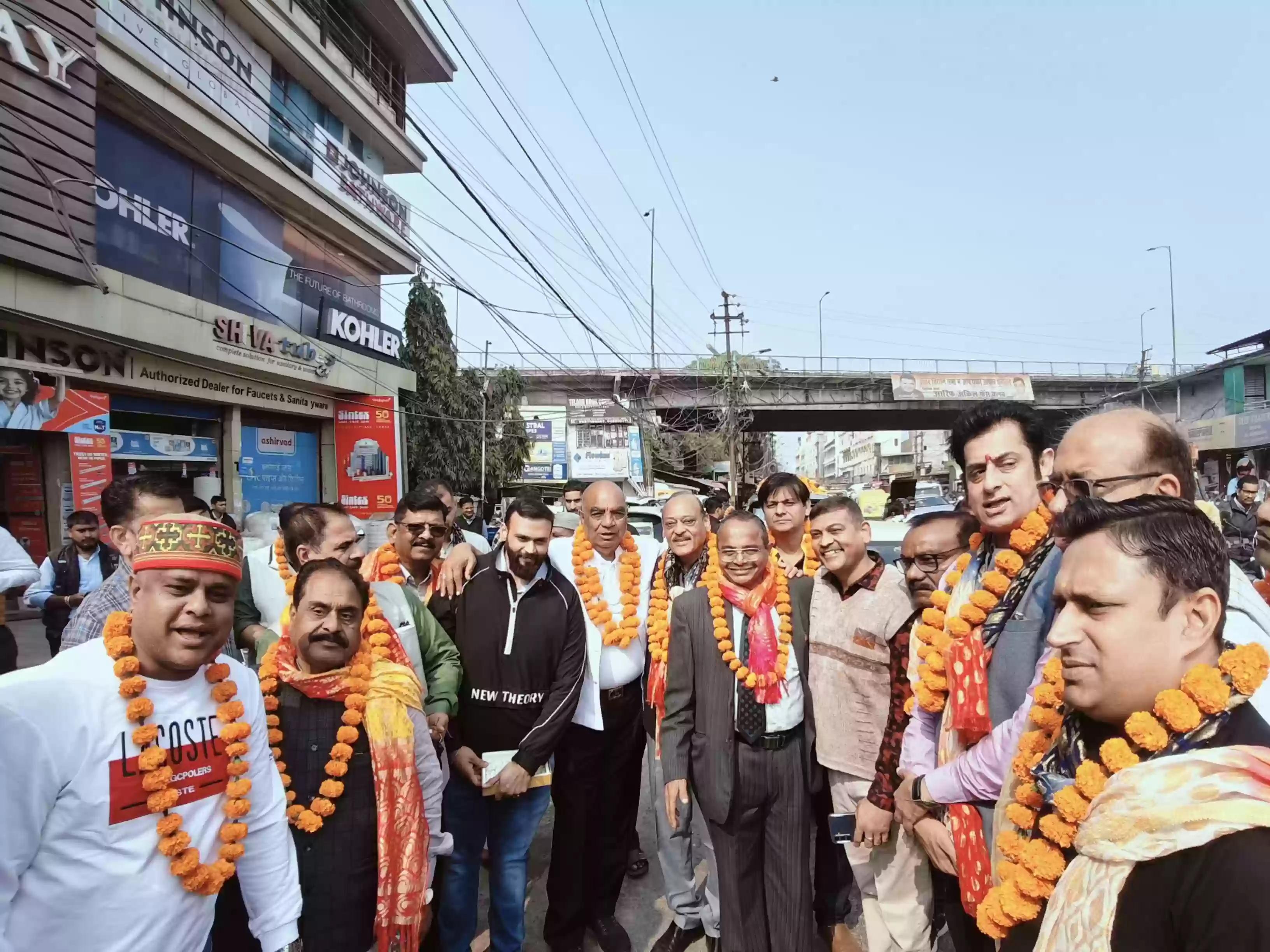 उन्नति पैनल का भोपाल के व्यापारियों के बीच जोरदार जनसंपर्क, हमीदिया रोड और दवा बाजार में मिला जबरदस्त समर्थन