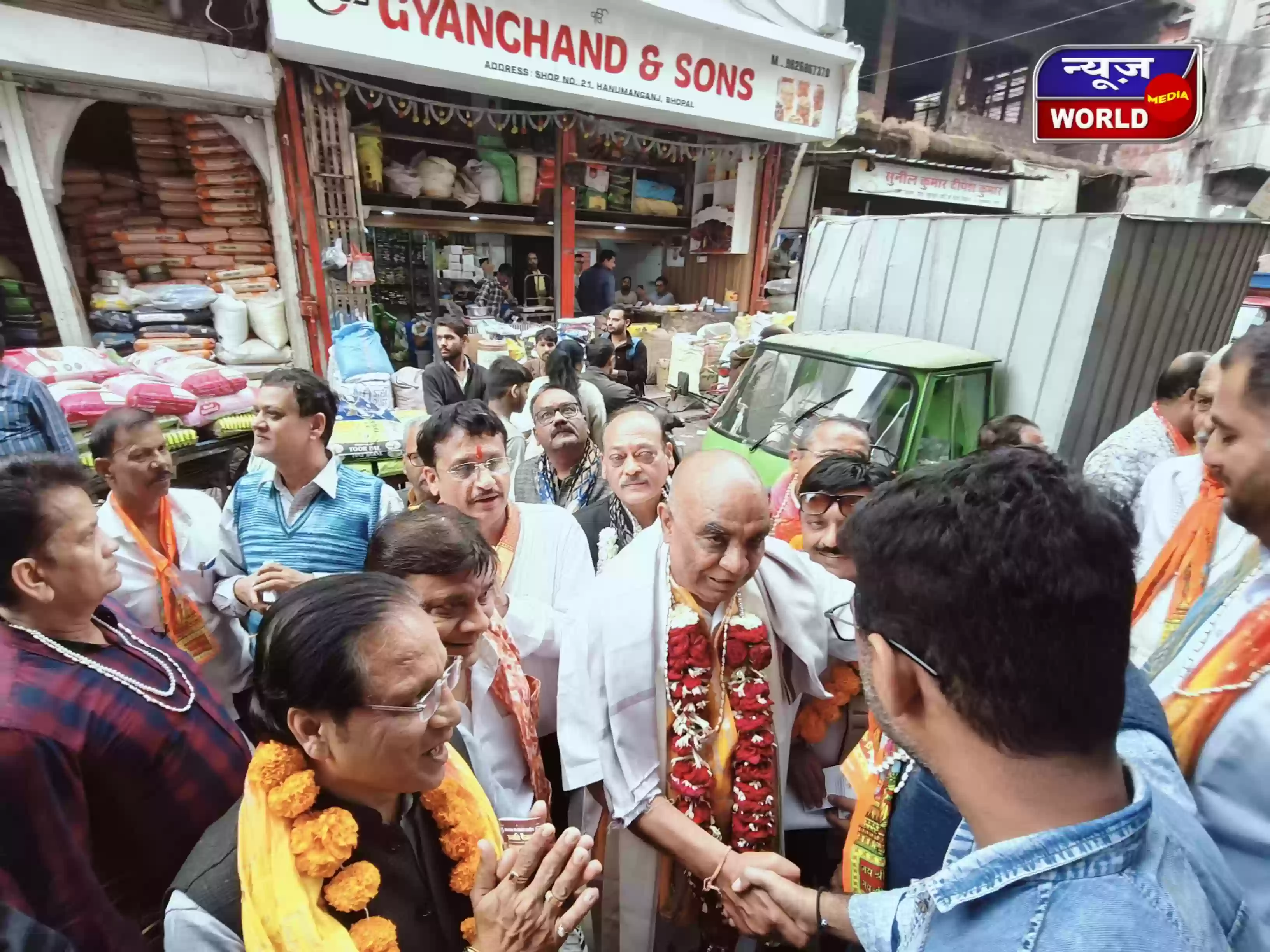 चैंबर ऑफ कॉमर्स चुनाव: पुराने शहर में उन्नति पैनल का सघन जनसंपर्क, गोविंद गोयल को व्यापारियों का अभूतपूर्व समर्थन