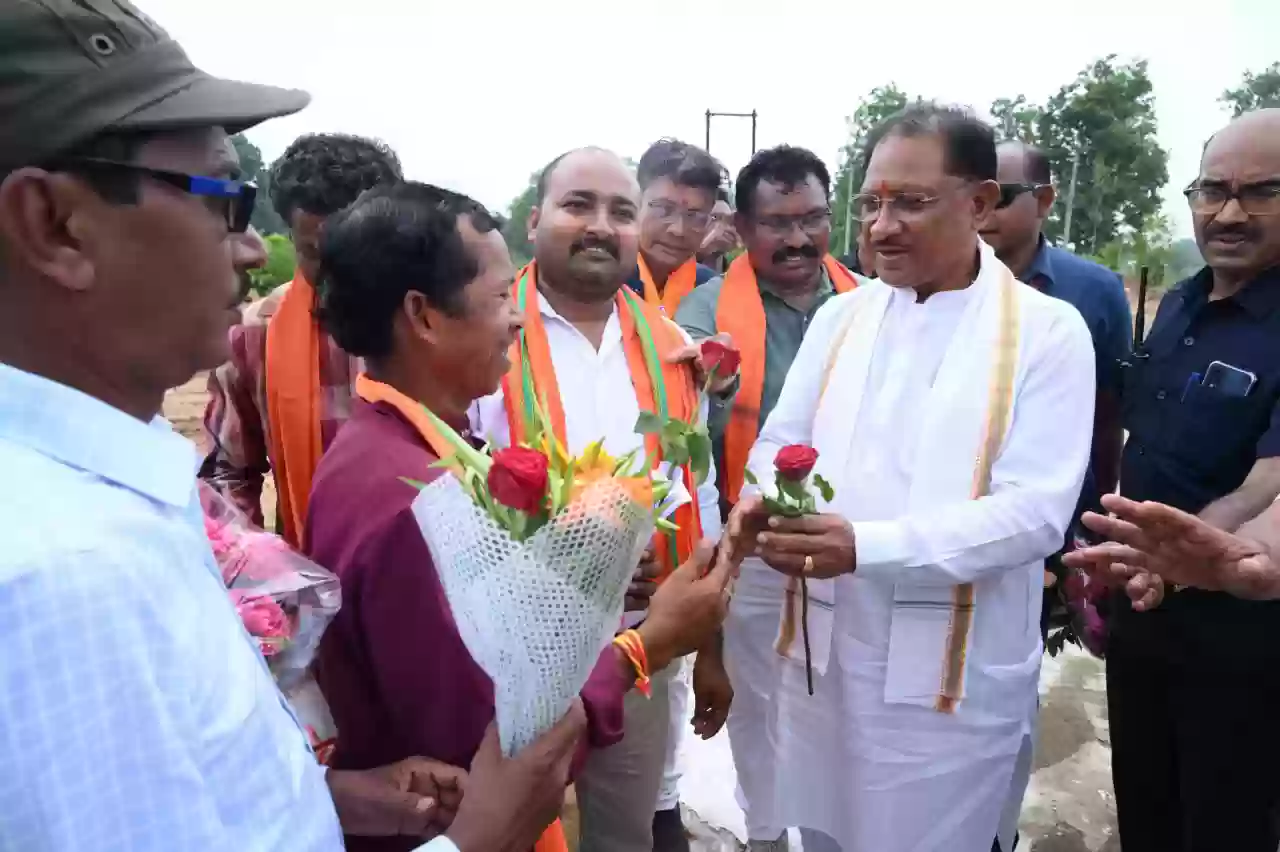 सीएम साय ने समाधान शिविर में 16.25 करोड़ के विकास कार्यों का किया लोकार्पण