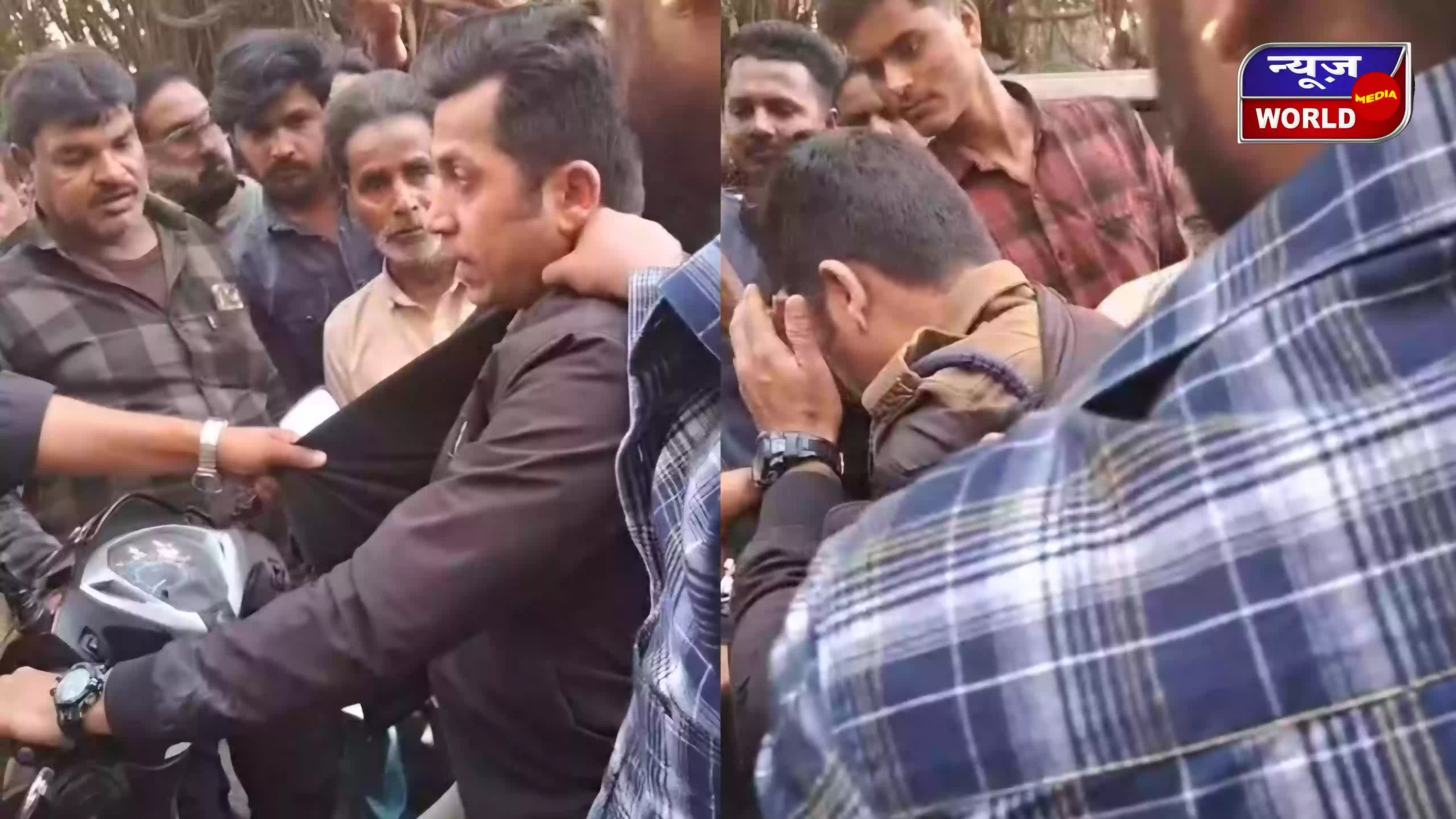 जबलपुर में वर्दीधारी कॉन्स्टेबल की सिविक सेंटर पर पिटाई, प्रेम प्रसंग के शक में पति-भाई ने बीच सड़क पर बरसाए थप्पड़