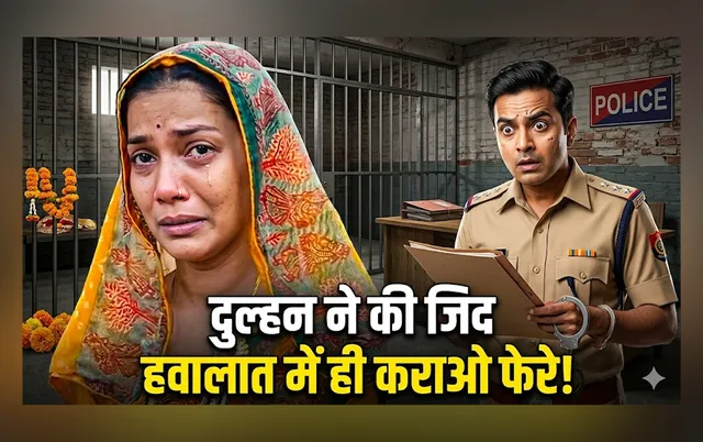 भोपाल में शादी से पहले गिरफ्तार हुआ गैंगस्टर, हल्दी लगे हाथों थाने पहुंची दुल्हन—बोली ‘दो घंटे के लिए छोड़ दीजिए, शादी कर लूं’