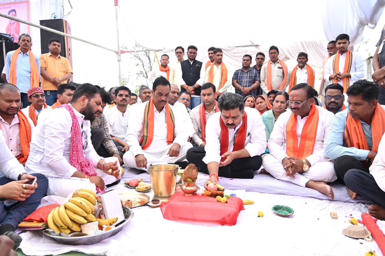 उपमुख्यमंत्री विजय शर्मा ने किसानों को दी सौगात, भोरमदेव सकरी फीडर नहर विस्तारीकरण कार्य का किया भूमिपूजन