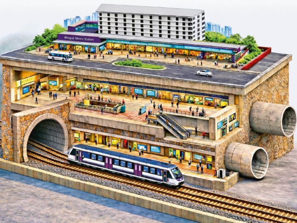 भोपाल मेट्रो: 24 मीटर नीचे आज से सुरंग खुदाई शुरू, TBM से बनेगा 3.39 किमी अंडरग्राउंड कॉरिडोर