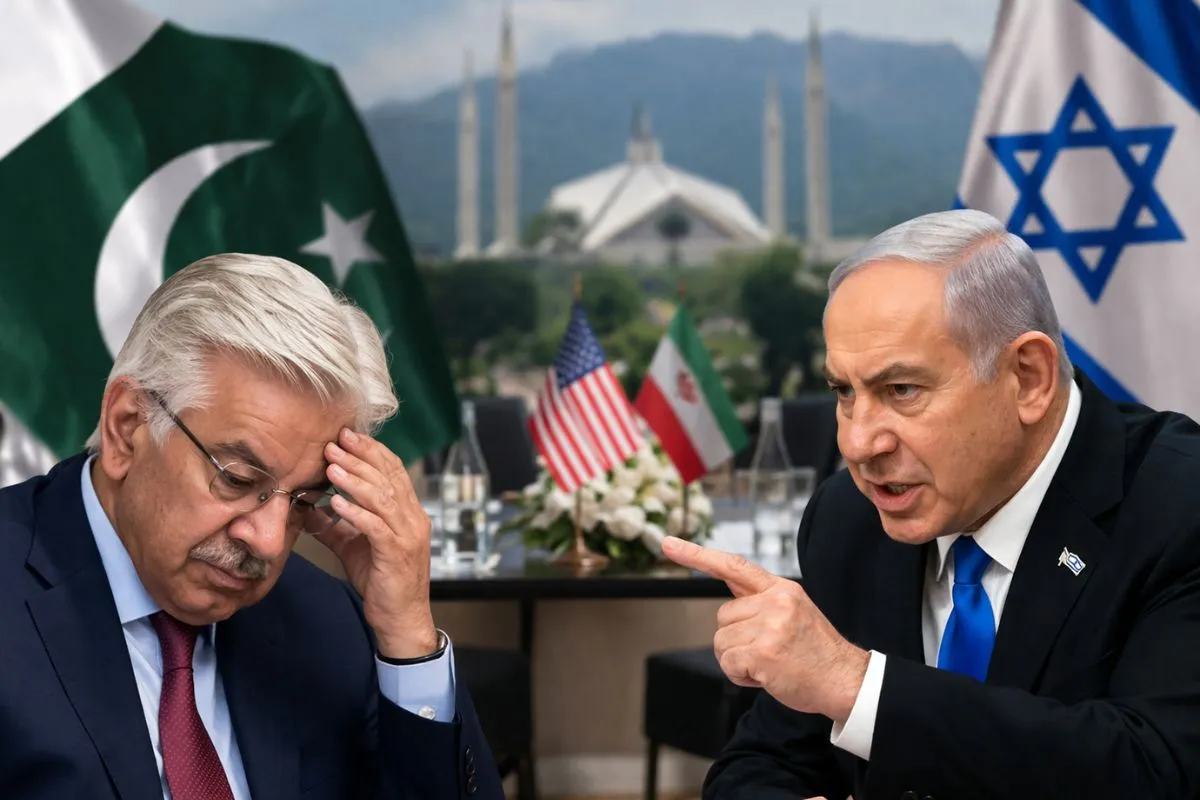 ​ईरान-इजरायल युद्ध के बीच पाकिस्तान की बड़ी कूटनीतिक फजीहत, इजरायल की एक घुड़की से रक्षा मंत्री ख्वाजा आसिफ ने डिलीट की पोस्ट