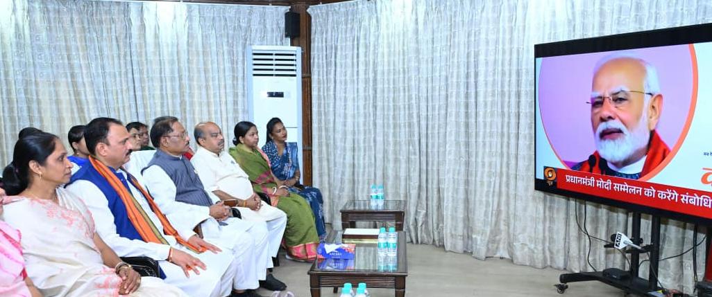 छत्तीसगढ़ के स्थानीय निकायों में 50 प्रतिशत आरक्षण के माध्यम से महिलाओं को मिला है नेतृत्व का अवसर: विष्णुदेव साय