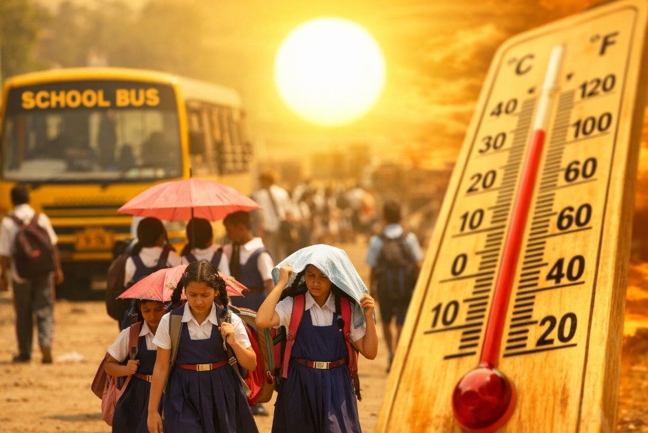 MP Heat Wave Alert: 20+ जिलों में लू का कहर, खजुराहो 44°C के करीब, स्कूल खुले—जानें कब मिलेगी राहत