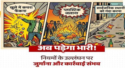 खुले में कचरा फेंकने, प्लास्टिक जलाने पर अब होगी कड़ी कार्रवाई: संकेत भोंडवे