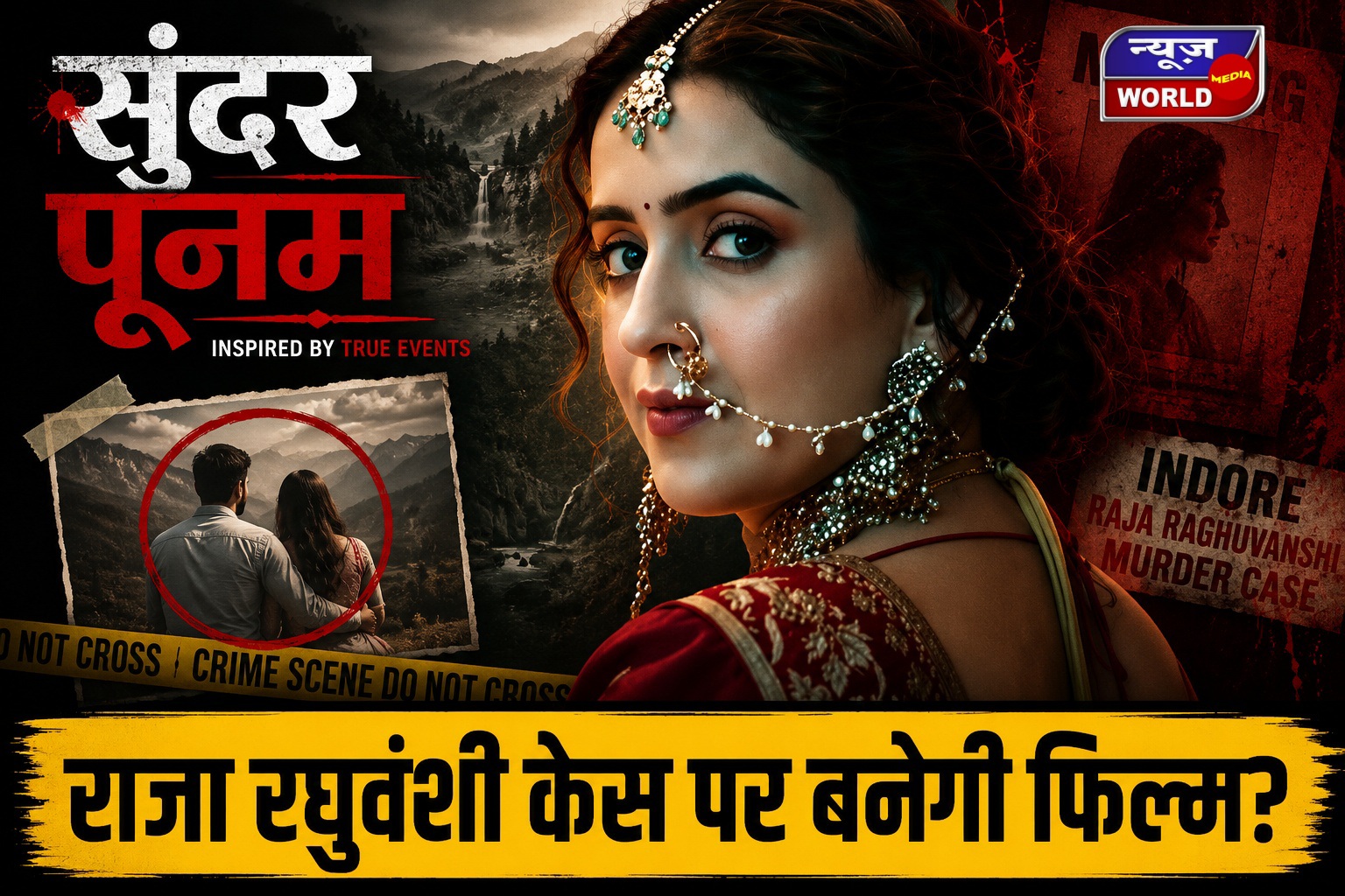 राजा रघुवंशी केस पर बन रही फिल्म! ‘सुंदर पूनम’ का फर्स्ट लुक वायरल