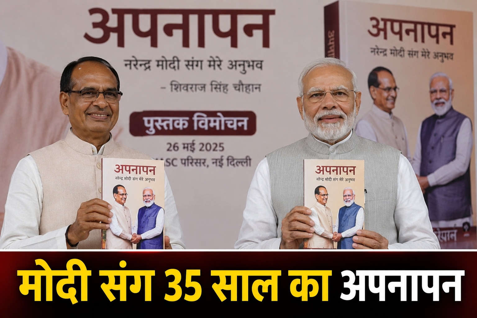 Shivraj Singh Book: PM मोदी संग 35 साल के अनुभवों पर शिवराज की नई किताब लॉन्च