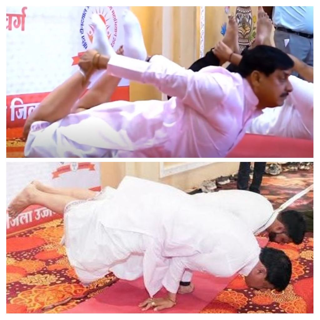 मुख्यमंत्री डॉ. मोहन यादव ने उज्जैन में भाजपा कार्यकर्ताओं के साथ किया योगाभ्यास, 'पंडित दीनदयाल उपाध्याय प्रशिक्षण महाअभियान’ में हुए शामिल