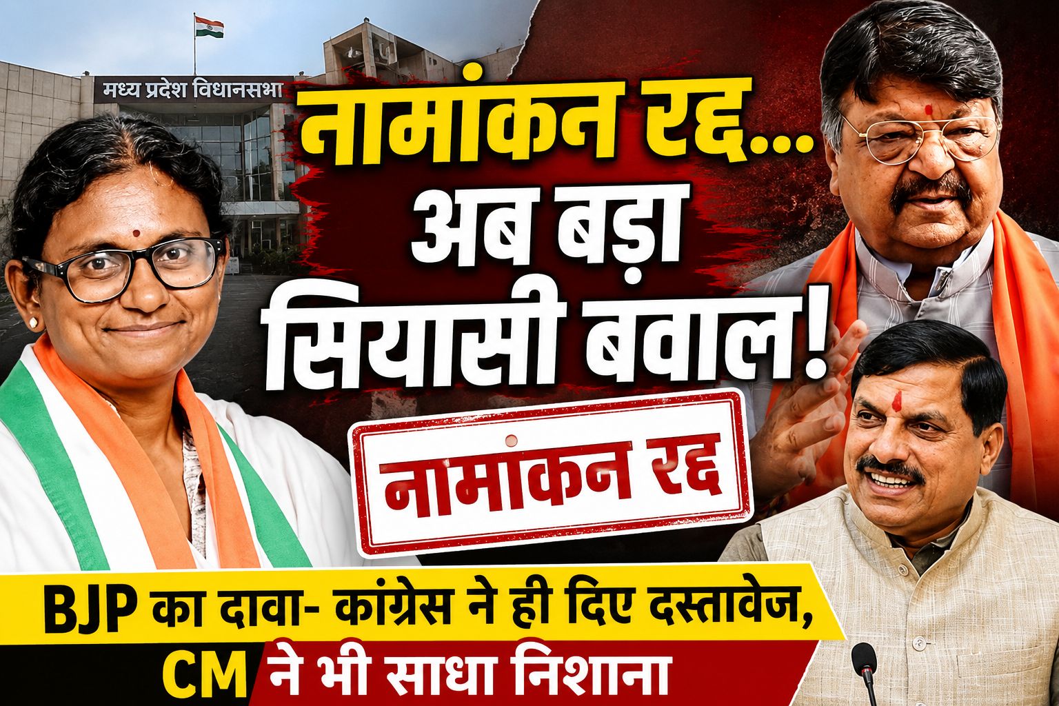मीनाक्षी नटराजन नामांकन रद्द: कैलाश विजयवर्गीय बोले- कांग्रेस ने ही पहुंचाए दस्तावेज