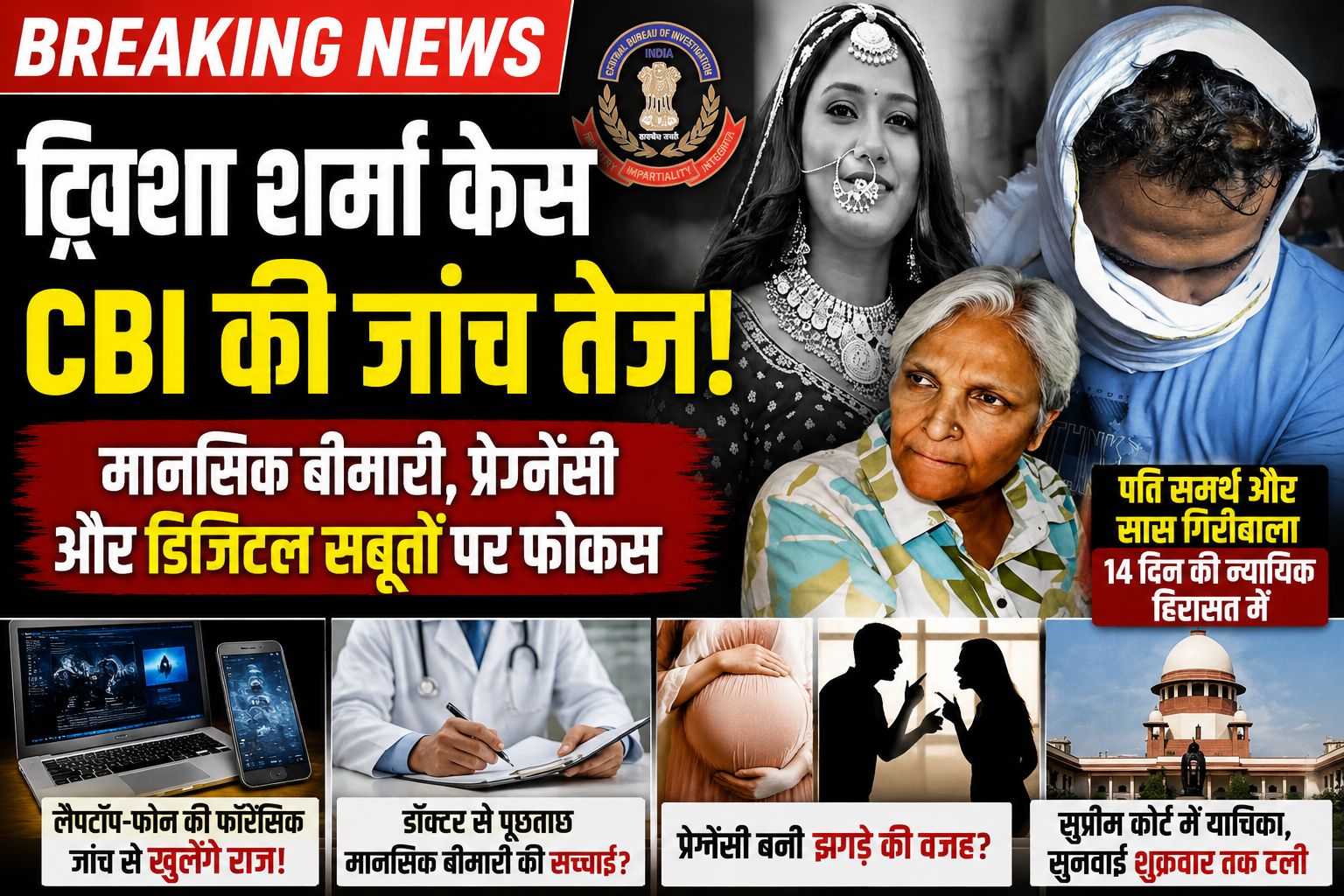 ट्विशा शर्मा केस: मानसिक बीमारी या कुछ और? CBI ने जांच का फोकस बदला