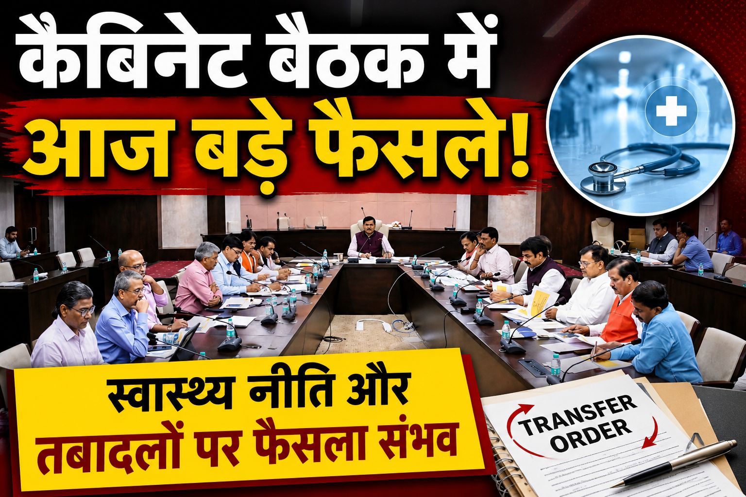 एमपी कैबिनेट में आज हो सकते हैं बड़े फैसले! अस्पतालों को मिलेगी मदद, तबादलों पर भी आ सकता है निर्णय