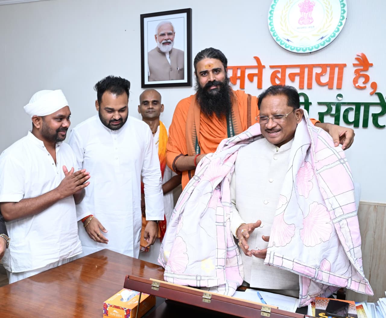 हमारी सरकार बच्चों को आधुनिक शिक्षा के साथ भारतीय संस्कृति, परंपराओं व आध्यात्मिक मूल्यों से जोड़ने के लिए प्रतिबद्ध: विष्णु देव साय