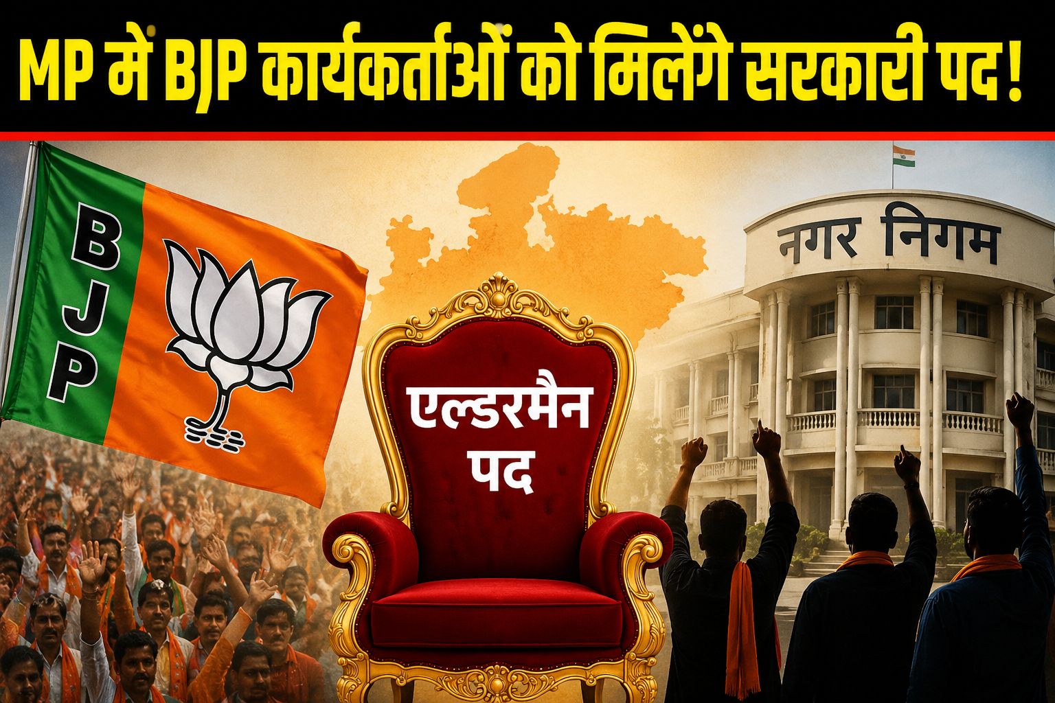 MP BJP एल्डरमैन नियुक्ति: निकाय चुनाव से पहले सैकड़ों नेताओं को मिल सकती है जिम्मेदारी, सरकार अंतिम प्रक्रिया में जुटी