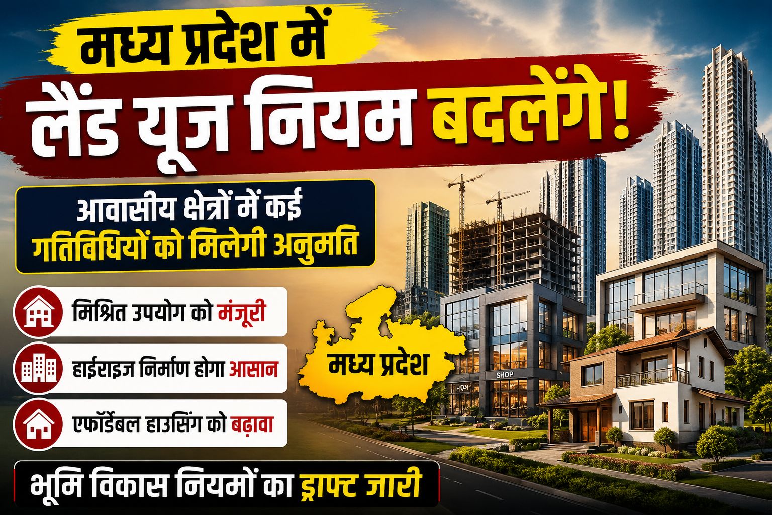 अब घर से कारोबार करना होगा आसान? मध्य प्रदेश सरकार बदल रही है लैंड यूज के बड़े नियम