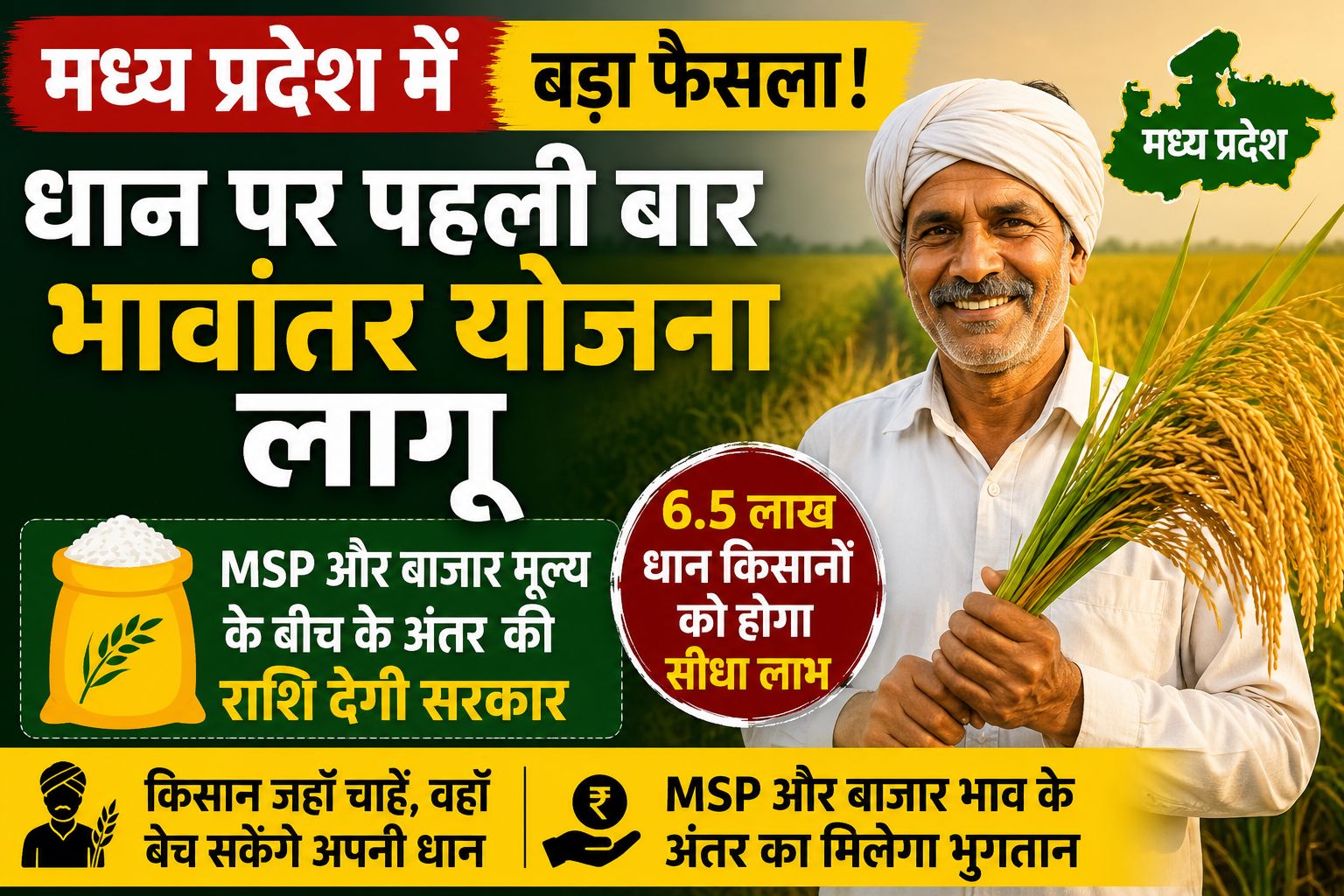 अब धान बेचने की नहीं रहेगी चिंता! सरकार ने किया बड़ा फैसला, जानिए किसानों को कैसे मिलेगा फायदा