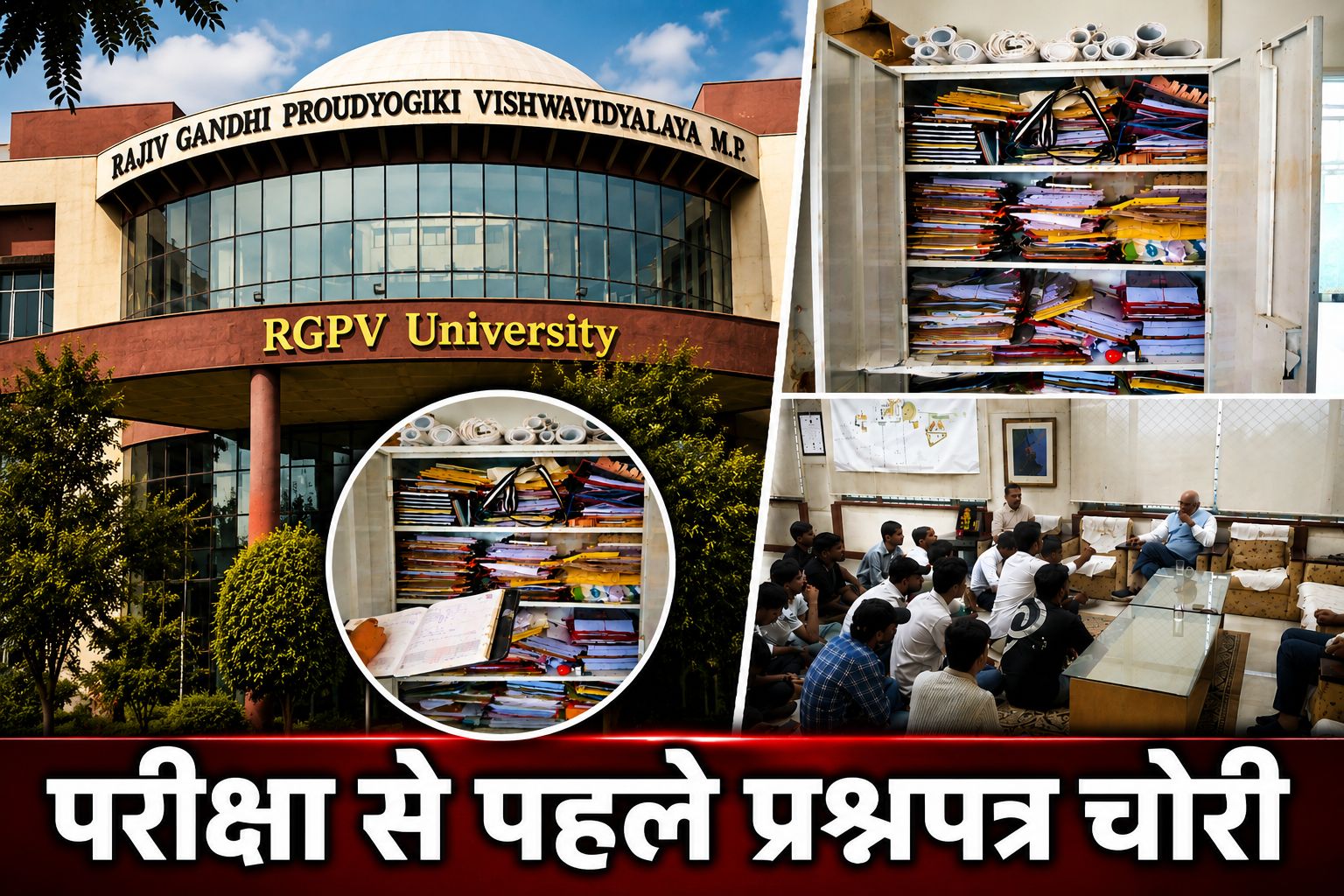 आखिर RGPV से कैसे गायब हो गए 9 विषयों के पेपर? परीक्षा से पहले खुला बड़ा राज