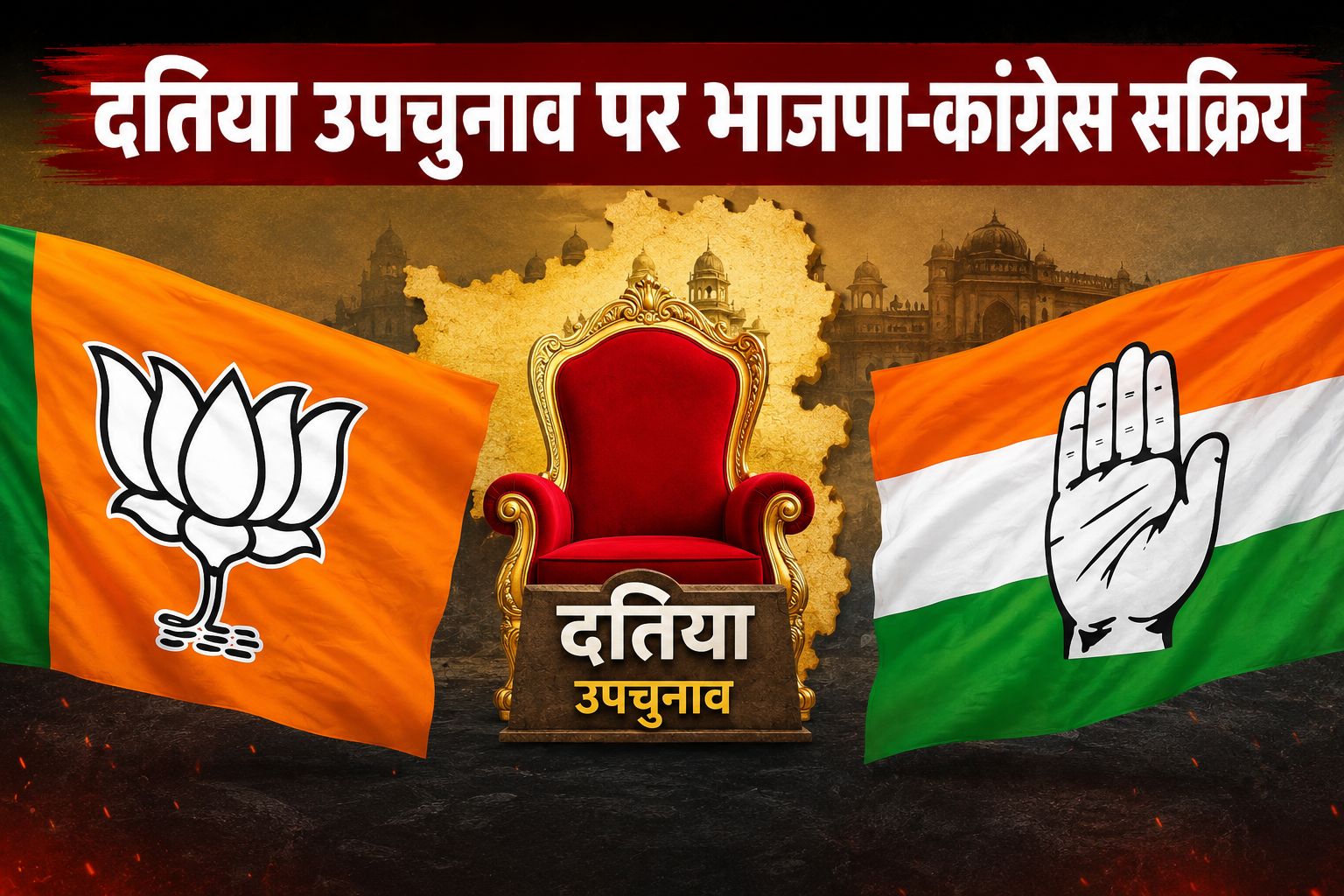 दतिया सीट पर किसे मिलेगा टिकट? भाजपा की मैराथन बैठक के बाद कांग्रेस ने भी बढ़ाई हलचल