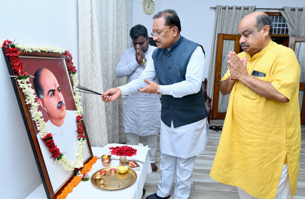 डॉ. श्यामा प्रसाद मुखर्जी मां भारती के सच्चे सपूत थे, संपूर्ण जीवन देश सेवा के लिए किया समर्पित : विष्णुदेव साय