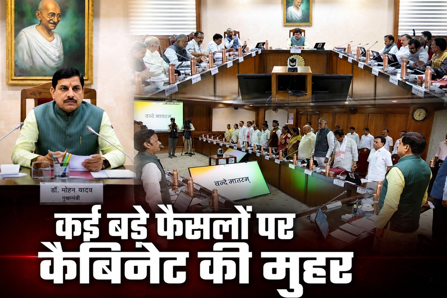 MP Cabinet Meeting: सरदार सरोवर समझौता, ₹800 करोड़ डाटा सेंटर समेत कई बड़े फैसलों पर कैबिनेट की मुहर
