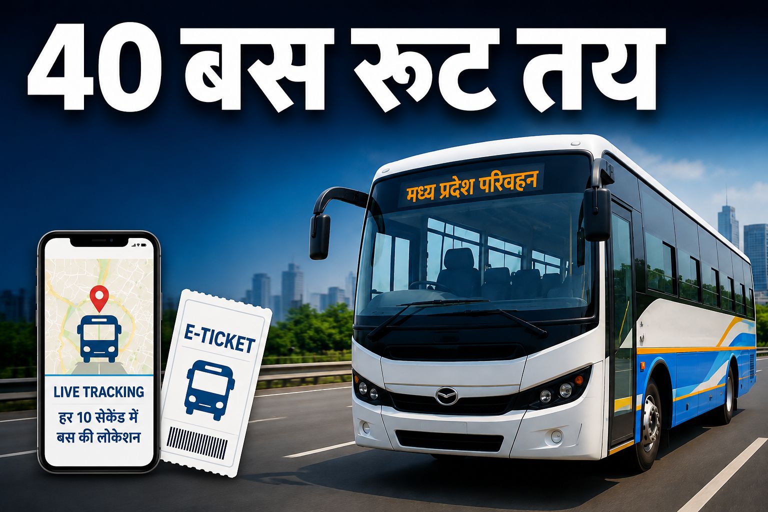 MP में सरकारी बसों का बड़ा प्लान, 40 रूट तय; हर 10 सेकेंड में मिलेगी बस की लाइव लोकेशन