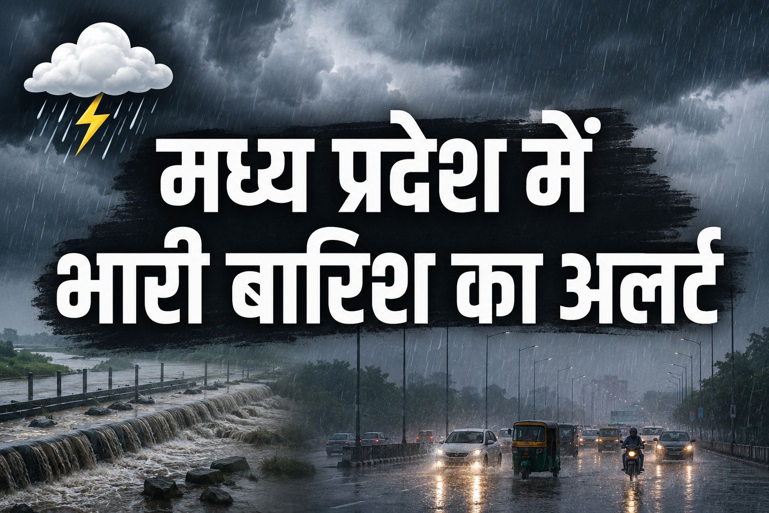 MP Weather Update: भिंड में रेड अलर्ट, 9 जिलों में ऑरेंज चेतावनी, अगले 24 घंटे तक उत्तर मध्य प्रदेश में भारी बारिश के आसार