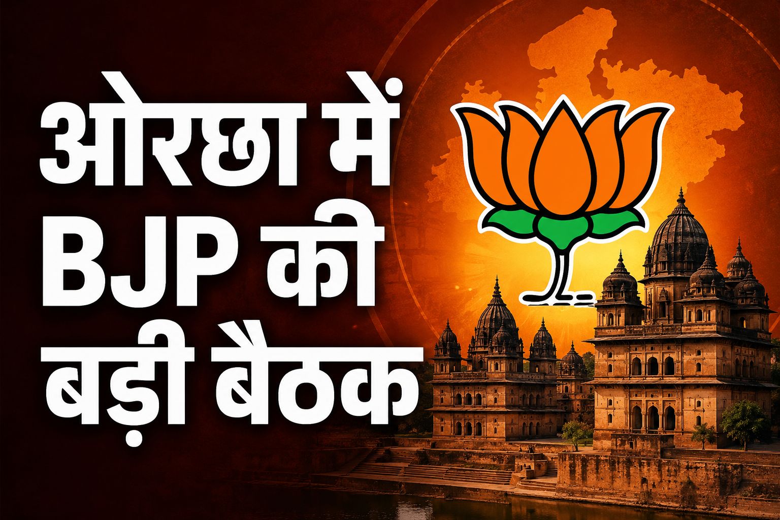 ओरछा में 18-19 जुलाई को BJP प्रदेश कार्यसमिति बैठक, जिला अध्यक्ष रिपोर्ट कार्ड के साथ पहुंचेंगे, यात्रा और अनुशासन पर भी निर्देश