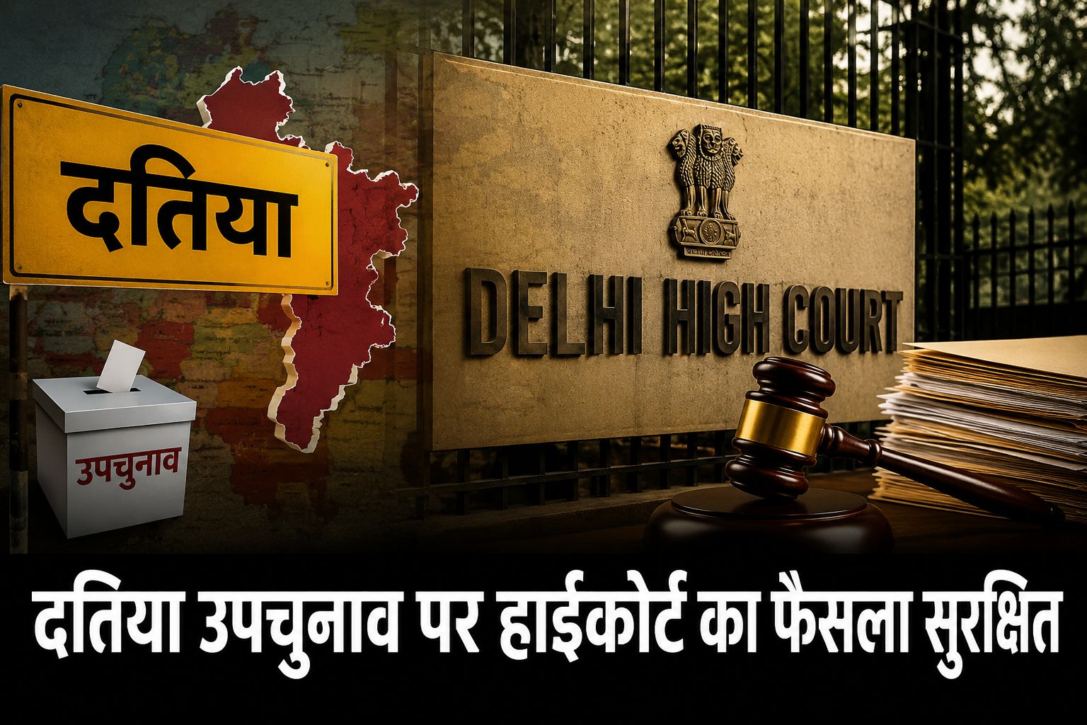 दतिया उपचुनाव पर दिल्ली हाईकोर्ट का फैसला सुरक्षित, आज साफ हो सकती है चुनावी तस्वीर