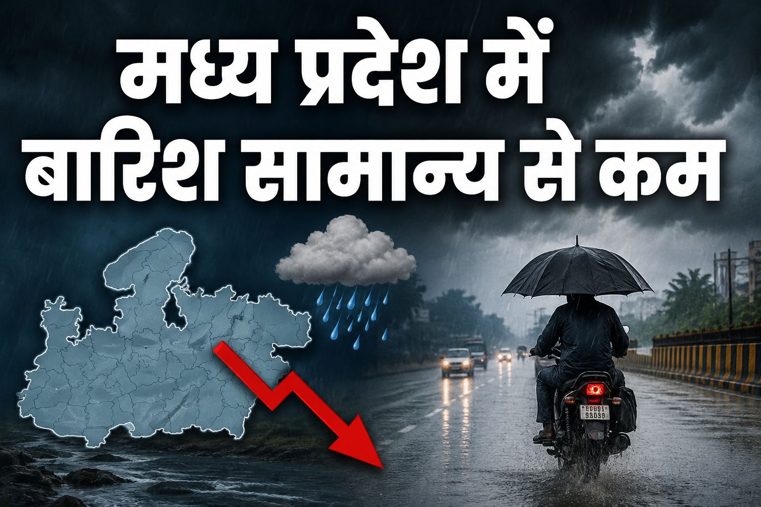 MP Weather Update: जुलाई में पहली बार सामान्य से कम बारिश, मौसम विभाग ने मानसून की वापसी को लेकर दिया नया संकेत