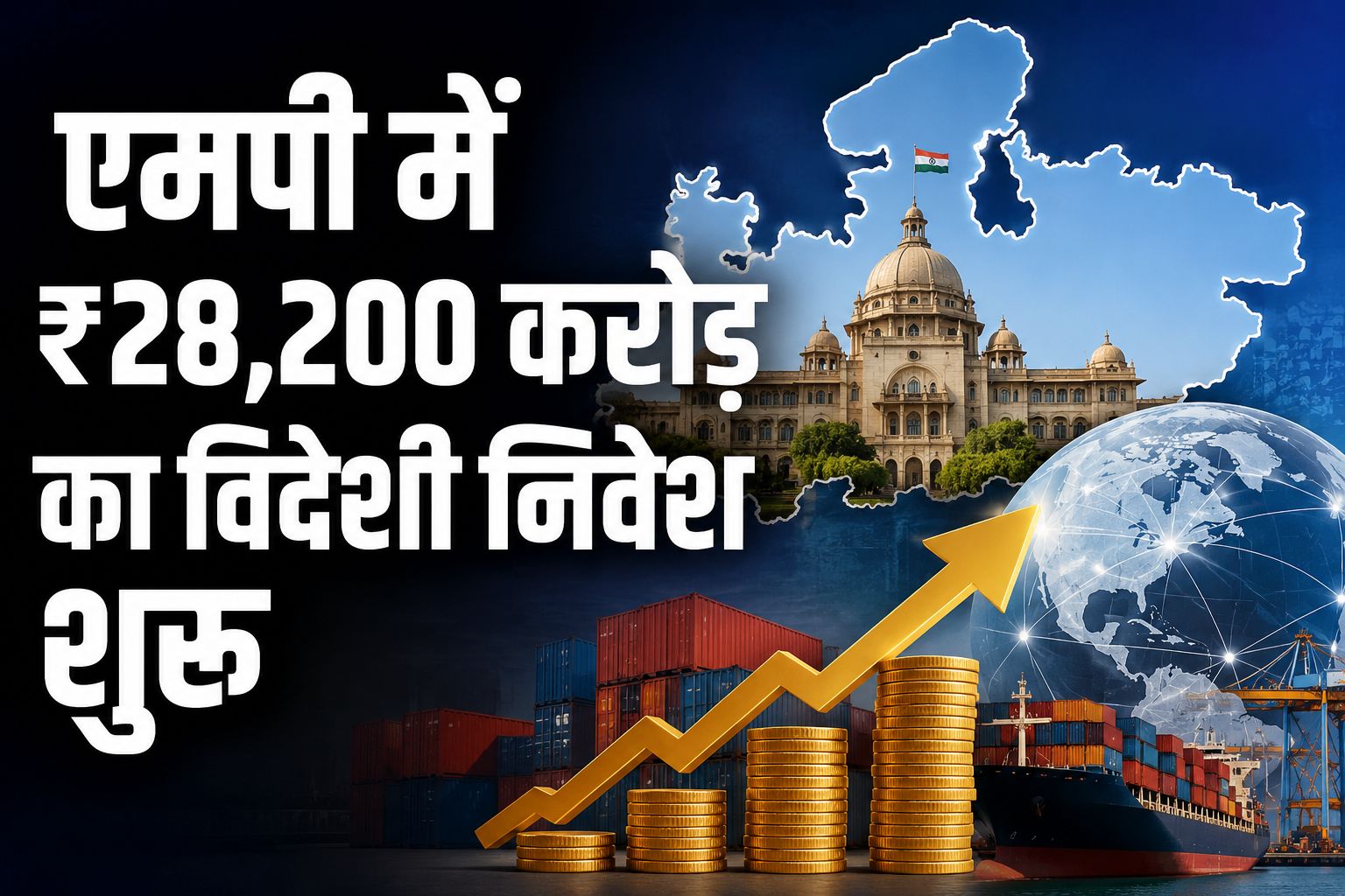 मध्य प्रदेश में ₹28,200 करोड़ से अधिक की विदेशी निवेश परियोजनाएं ग्राउंडब्रेकिंग चरण में, सीएम मोहन यादव ने दी जानकारी