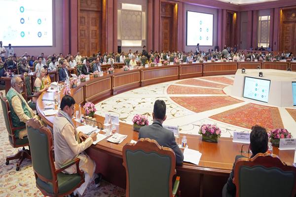 भारत टैक्स-2026 में मुख्यमंत्री डॉ. मोहन यादव ने निवेशकों को मध्यप्रदेश में उद्योग लगाने के लिए किया आमंत्रित