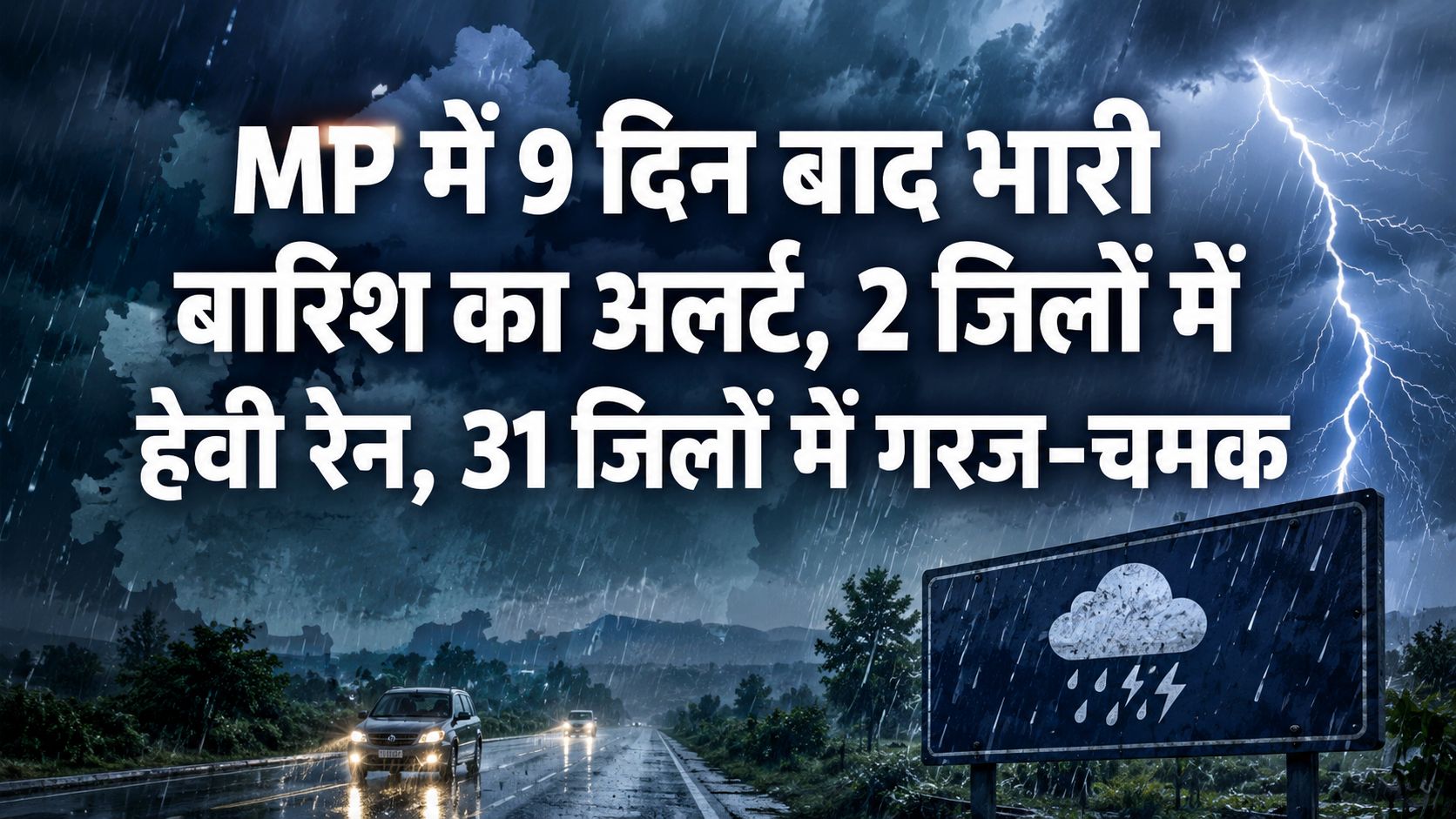 मध्य प्रदेश में फिर बदलेगा मौसम, 9 दिन बाद भारी बारिश की चेतावनी, जानिए किन जिलों पर सबसे ज्यादा असर