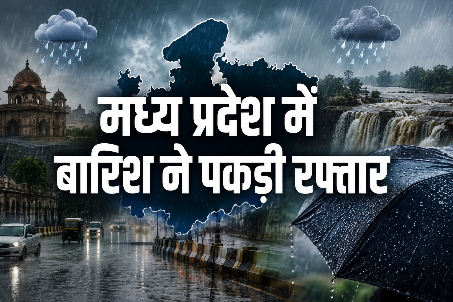 MP Weather Update: 19 जुलाई से मध्य प्रदेश में तेज बारिश का नया दौर, 44 जिलों में अलर्ट जारी