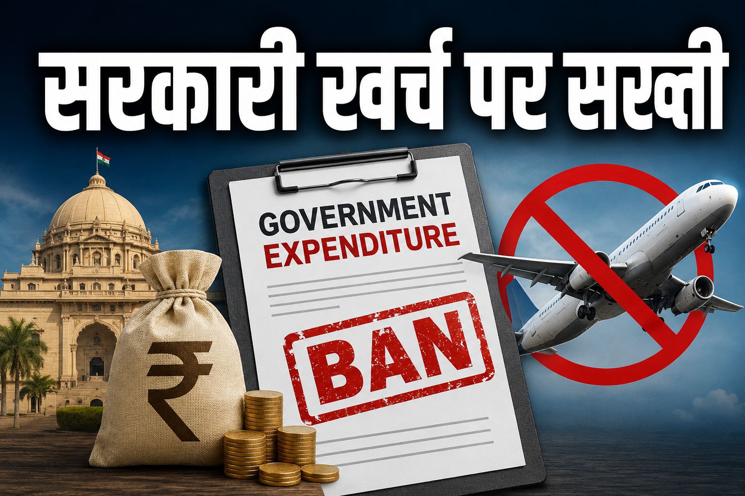 मध्य प्रदेश में सरकारी खर्च पर बड़ी सख्ती, विदेश यात्रा पर रोक से लेकर होटल मीटिंग तक बदले नियम