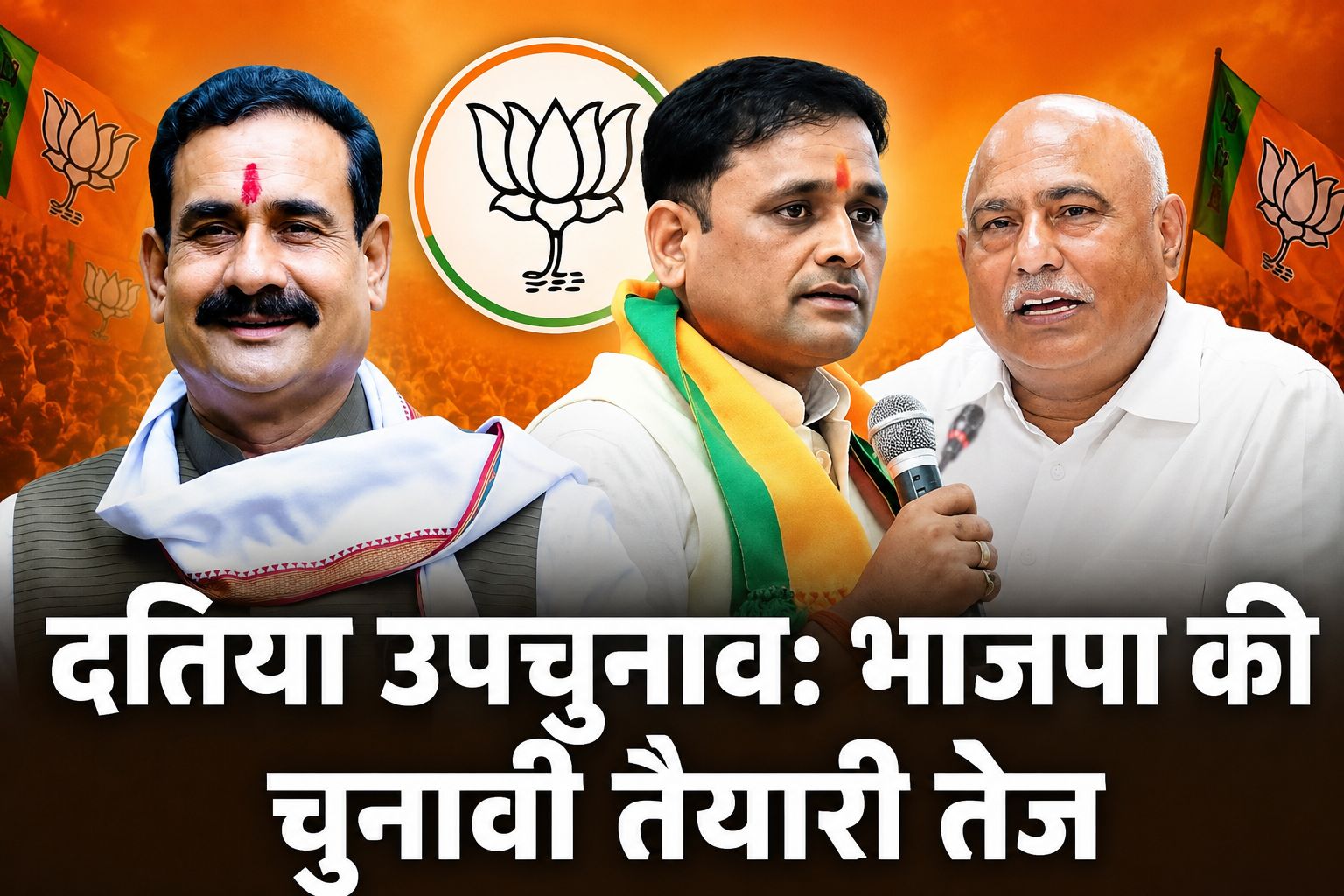दतिया उपचुनाव में भाजपा की नई रणनीति, दूसरे शहरों के मतदाताओं तक पहुंचने का अभियान तेज
