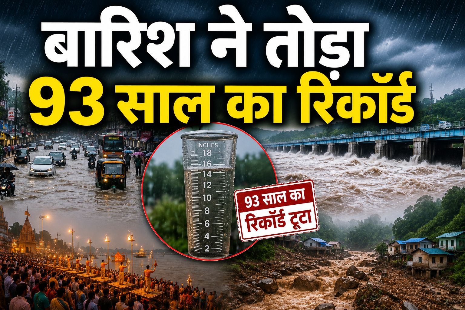 सिर्फ एक दिन की बारिश ने बदल दिया रिकॉर्ड, जानिए किन राज्यों में मौसम बना सबसे बड़ी चुनौती