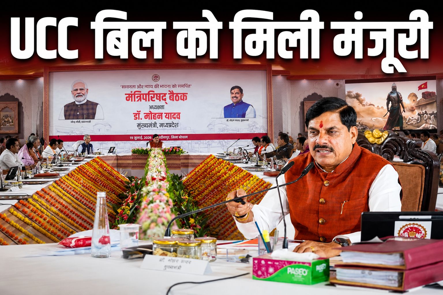 मध्य प्रदेश UCC बिल 2026 को कैबिनेट की मंजूरी, मानसून सत्र में होगा पेश, शादी का रजिस्ट्रेशन अनिवार्य होगा