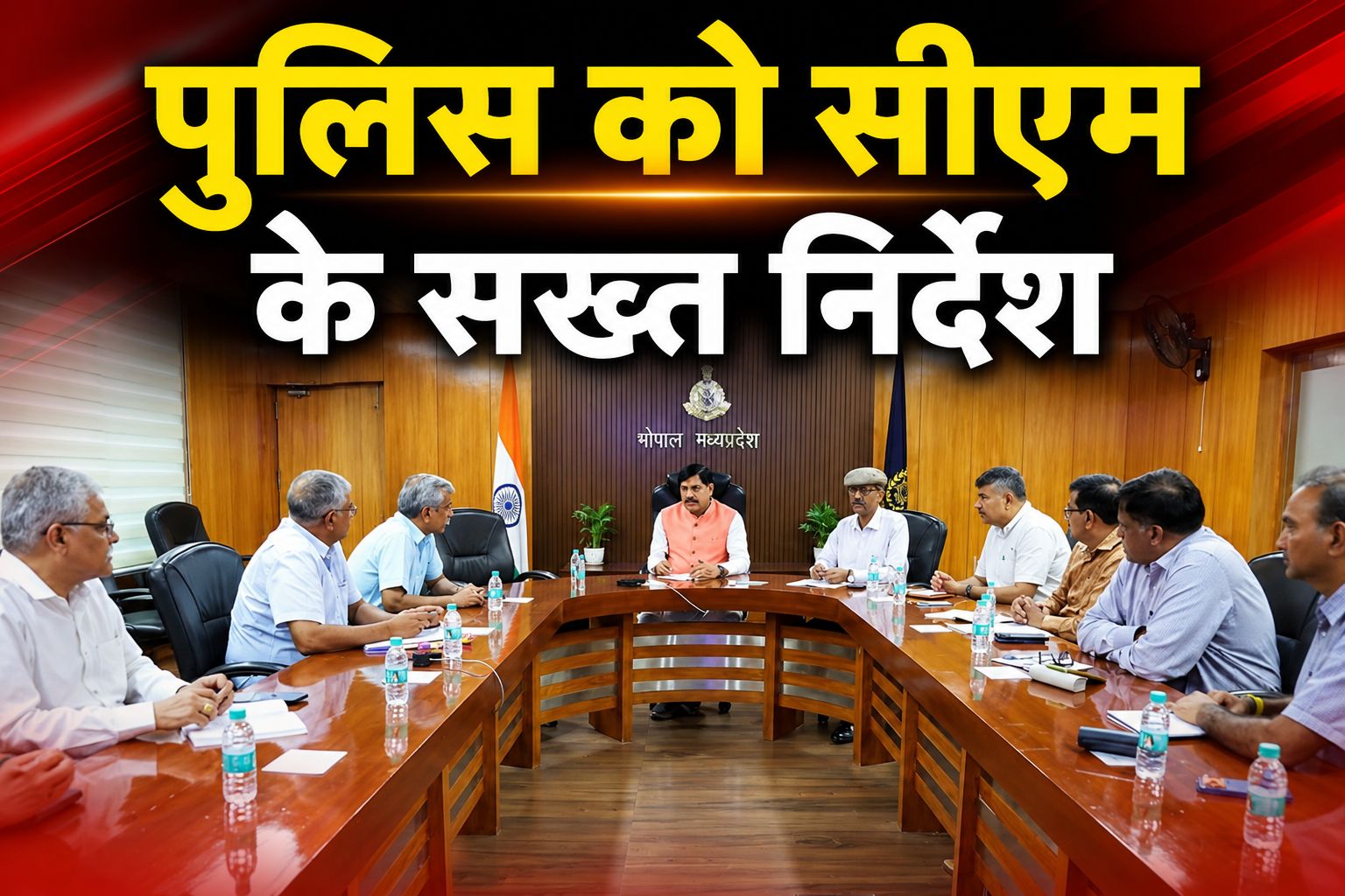 अचानक पुलिस मुख्यालय पहुंचे CM मोहन यादव, अधिकारियों के साथ बैठक में लिए कई अहम फैसले