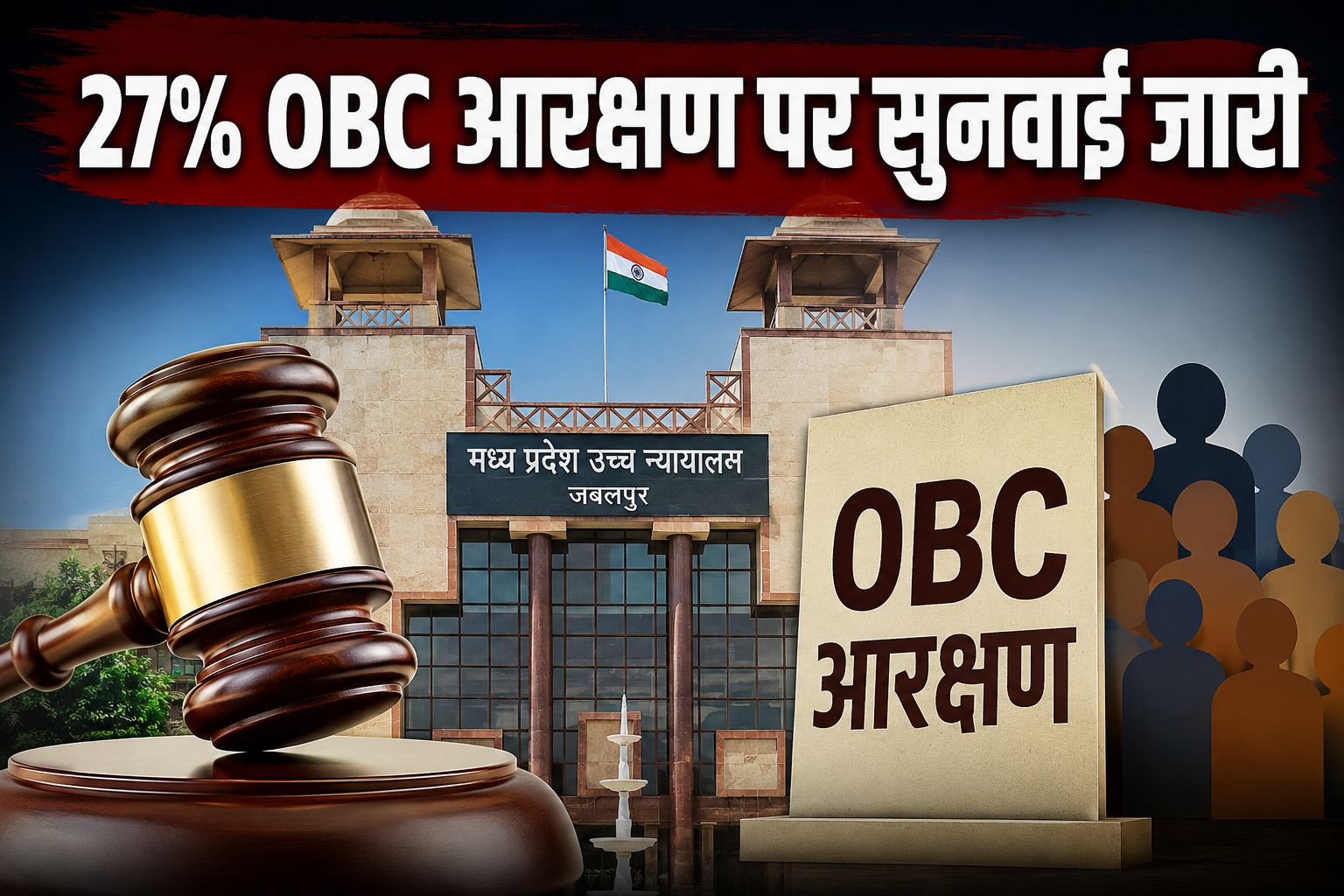 MP हाईकोर्ट में 27% OBC आरक्षण पर सुनवाई आज, आयोग के गठन और सर्वे रिपोर्ट पर उठे बड़े सवाल