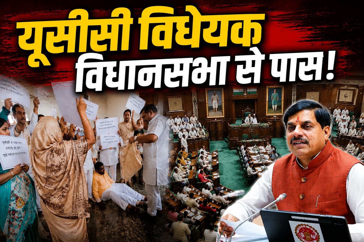 MP UCC Bill Passed: हंगामे और विरोध के बीच मध्य प्रदेश विधानसभा से समान नागरिक संहिता विधेयक पारित