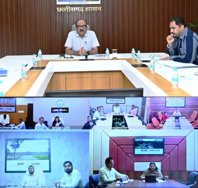 छत्तीसगढ़: मुख्य सचिव ने जल जीवन मिशन की समीक्षा की, कार्य में लापरवाही बरतने वाले ठेकेदारों के खिलाफ कार्रवाई के दिए निर्देश