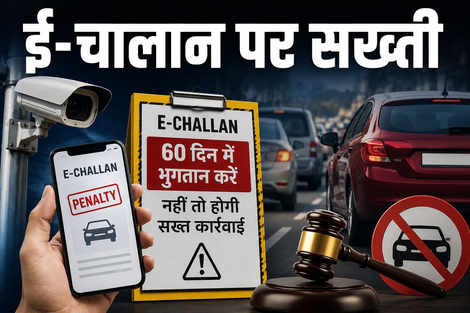MP E-Challan Policy: 60 दिन में जुर्माना नहीं भरा तो वाहन मालिकों पर सख्त कार्रवाई की तैयारी