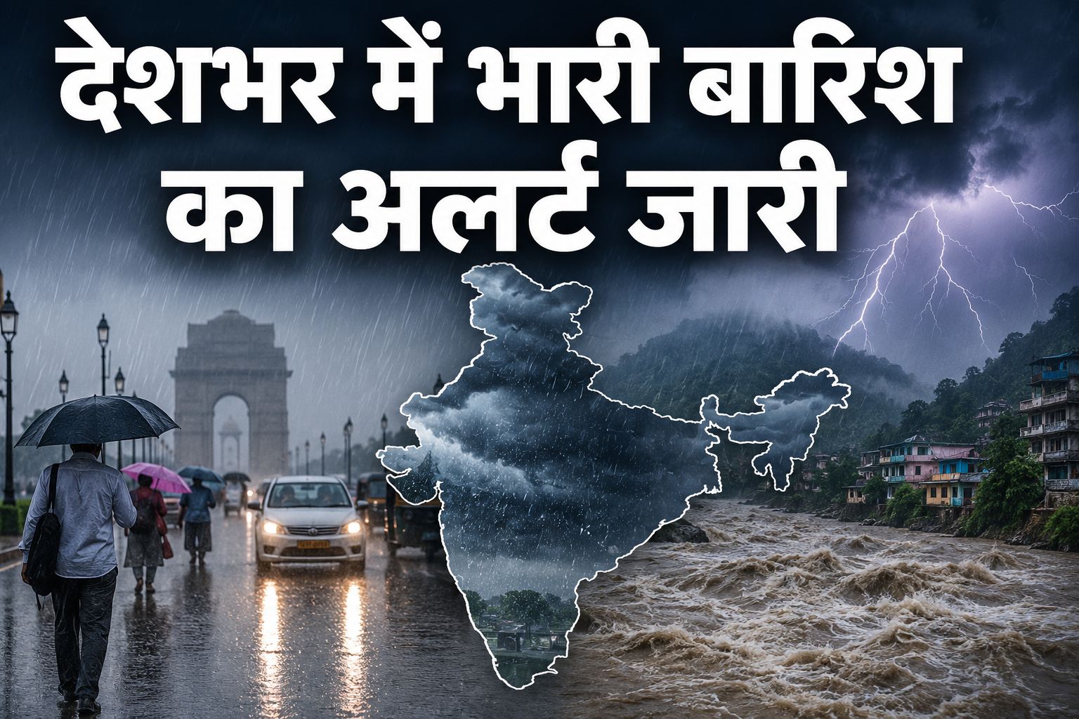 Monsoon Alert: बंगाल की खाड़ी के डिप्रेशन से कई राज्यों में भारी बारिश, MP-UP समेत कई इलाकों के लिए चेतावनी